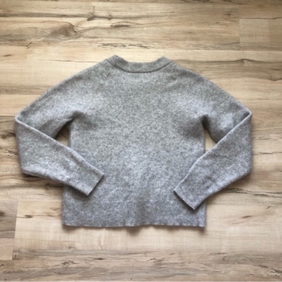 Kenar Grey Wool Blend Sweater - Picture 3 of 7